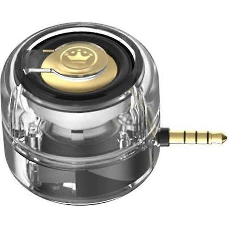 Mini-enceinte portable Y12, enceinte universelle avec connecteur 3,5 mm, amplificateur pour téléphone portable et caisson de basses externe B (1/5)