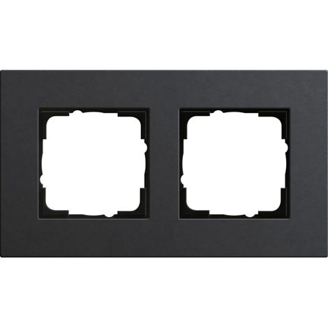 Gira Marco embellecedor 2f Gira Esprit Lin.Mpx.Antracita [0212226], 0212 226