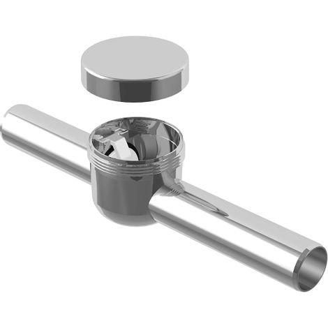 Bonomini 0750AR54B7 VALVOLA ANTIRIFLUSSO Orizzonatel Sifone Cromo antiodore scarichi 32x32 (1/5)