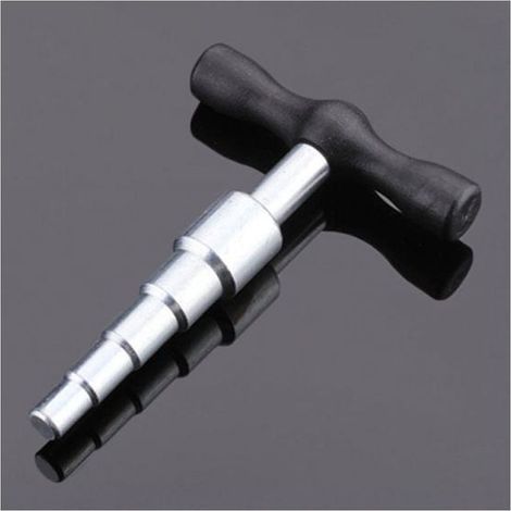 Calibreur Multicouche en Métal, (12/14/16/20/25 mm) T Calibreur, Ebavureur Sertisseuse Multicouche, pour Tuyau en Cuivre Composite (1/4)