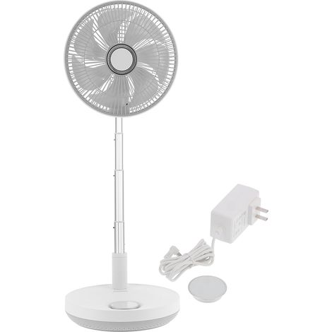 Ventilatore Circolatore d'Aria Senza Fili – Motore DC Silenzioso, 10 Velocità, Oscillazione 120° – Design Moderno in ABS Elegante – Ideale per Camera da Letto e Soggiorno (1/5)