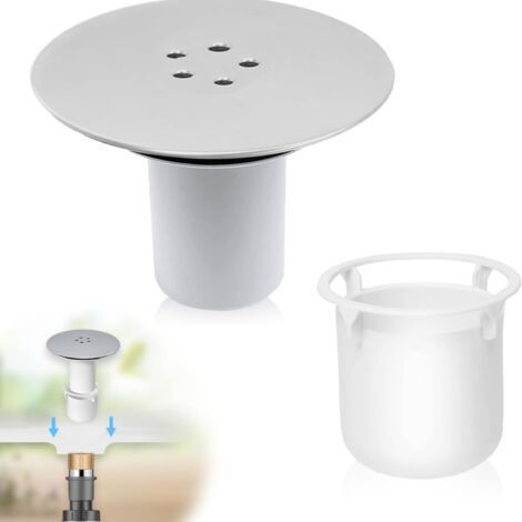 90mm Shower Drain - Quick Drain Trap Cover - Durable ABS Plastic - Preventing Hair Blockages (1/5)