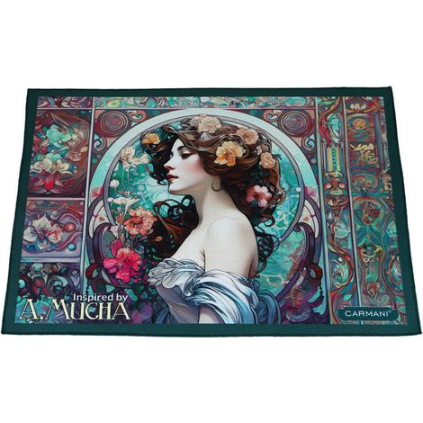 Carmani, tovaglietta in plastica - alfons mucha