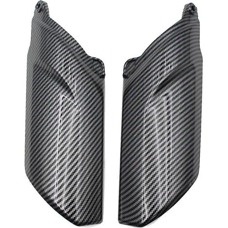 Motorrad-Vorderradkotflügel-Gabel-Stoßdämpferabdeckung für KAWASAKI ER6N 2012-2016 - Carbonfaser-Muster -