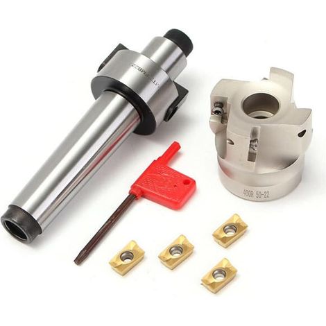Support de fraisage 8 pièces en acier à haute teneur en carbone MT3-FMB22 Coupe Anti-haute température Accessoire Outils pour Perceuses (1/4)