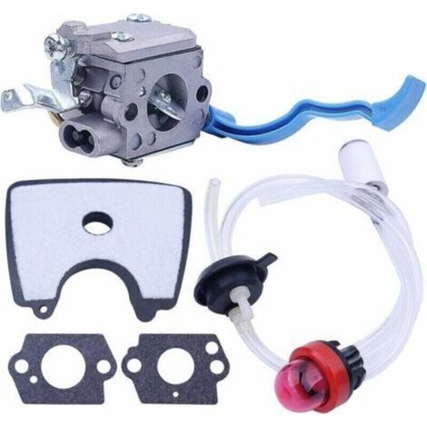 Carburateur avec Ligne de Filtre à air et Carburant Mise au Point Kit pour Husqvarna 125B 125BX 125BVX souffleuse à Feuilles pour Zama C1Q-W37 581798001 (1/3)