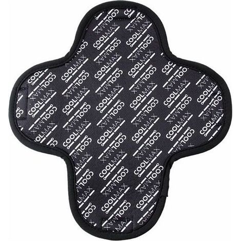 Doublure de casque de moto,2 pcs doublure de casque respirante et anti-transpiration, absorbe les gouttes de sueur, coussin interieur de casque reutilisable et lavable, modele : noir
