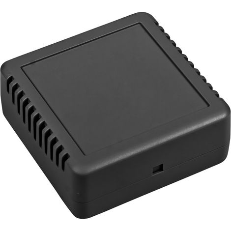 Boîtier RS PRO en ABS, 75.8 x 75.8 x 30.2mm, Noir IP20 ( Prix pour 1 ) (1/3)