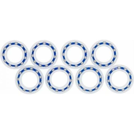 Lot de 8 roulements à billes pour roues de robot Polaris 280 180 – Dimensions 28x15mm – Corps plastique – Billes acier inoxydable (1/5)