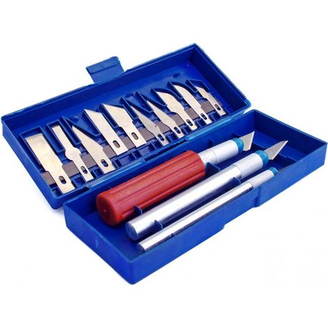 Coltelli tagliabalsa + accessori serie 16 pz.