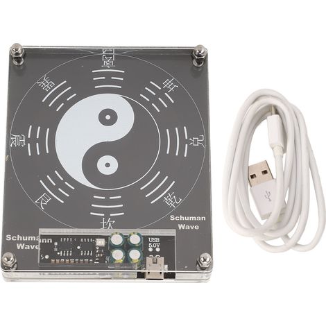 GARRYFIZH Générateur d'onde Schumann 7,83Hz, ultra basse fréquence, résonance de pulsation, résonateur de signal audio, USB 5V (1/5)