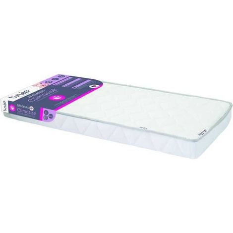 Tineo Baby-Matratze 60x120x10 cm Weiß