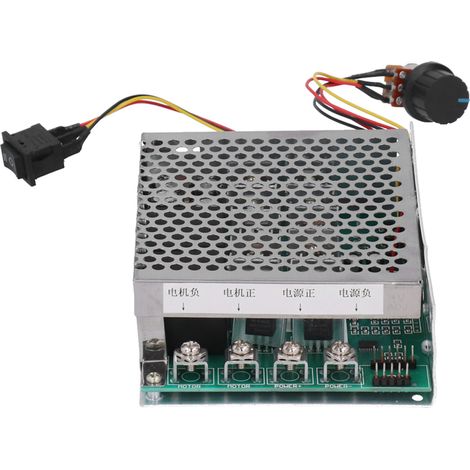 Contrôleur Moteur 60A 3000W DC 10‑55V pour Vélo Électrique 12V 24V 36V 48V avec Inverseur de Sens (1/5)