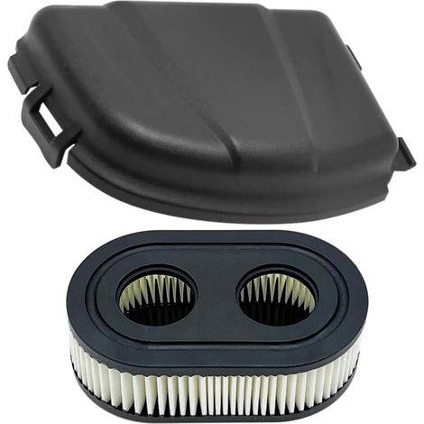 Ensemble De 2 Filtres À Air Avec Couvercle Pour Moteurs Briggs Stratton 550E 675IS Remplace 594106 798339 (1/5)