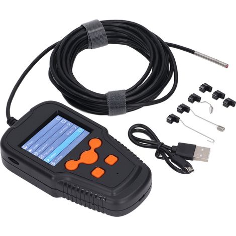 Industrielles Endoskop, 2,4-Zoll-Bildschirm, IP67 wasserdicht, 3,9-mm-Objektiv, 1080p-HD-Rohrinspektionskamera (1/5)