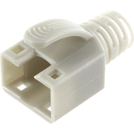 econ connect KSC6AGR Knickschutz für Cat.6a Stecker grau KSC6AGR Knickschutztülle Grau 1 St. (1/3)