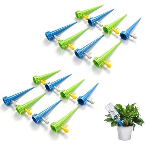 AUTREMENT Irrigation System - 16 Pieces - Adjustable Automatic Watering for Indoor and Outdoor Use