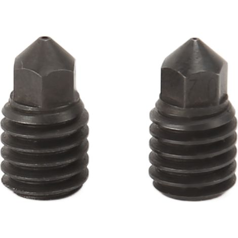 Stück gehärtete Stahl-Hotenddüsen 0,2 mm und 0,4 mm für Bambu Lab X1, Ersatz für 3D-Drucker