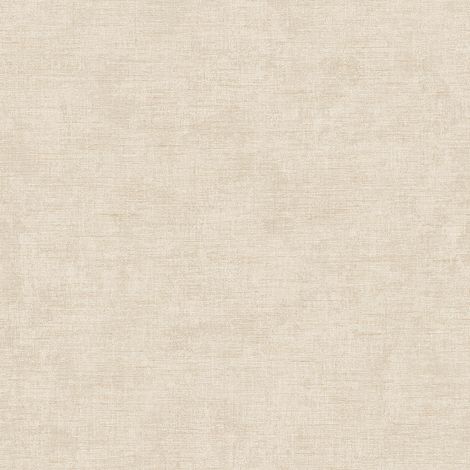 Papier peint unicolor Profhome RE521062-DI papier peint intissé gaufré à chaud légèrement texturé avec une texture tangible mat ivoire blanc-crème beige nacré 5,33 m2