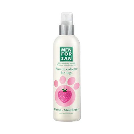 Agua de colonia MENFORSAN 125ml fragancia FRESA para perros