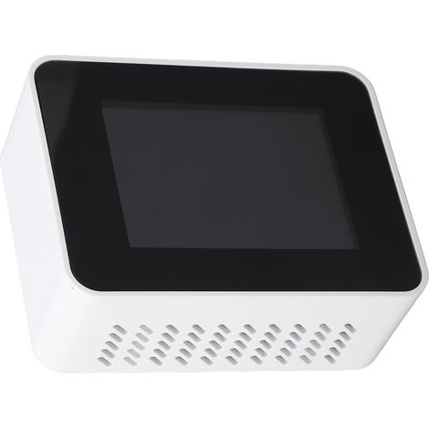 Détecteur de CO2 portable à piles, mesure du dioxyde de carbone (HCHO), des COVT, de la température et de l'humidité, et moniteur de qualité de l'air 5 en 1.