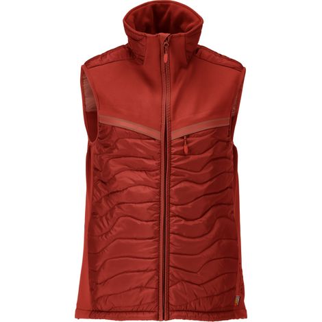 Chaleco térmico de trabajo personalizado MASCOT - 22365-318-06 M-Rojo-XXXL