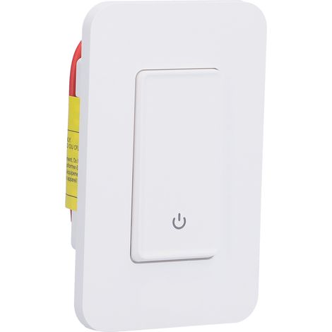 Interrupteur intelligent WiFi compatible avec l'application Smart Life/Tuya pour l'amélioration de la maison, blanc, 120 V (1/5)