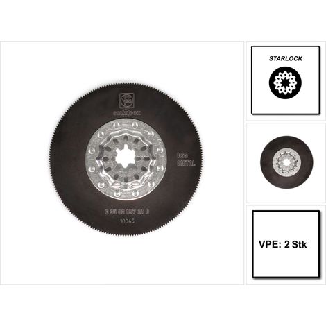 Lame de scie circulaire HSS SL Ø 85x07mm VE 2 Fein