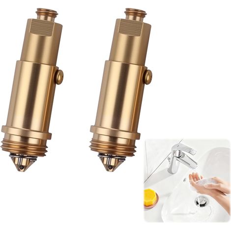 2 PCS Bondes À Ressort en Laiton pour Bonde De Baignoire Pop Up Click Clack (1/5)