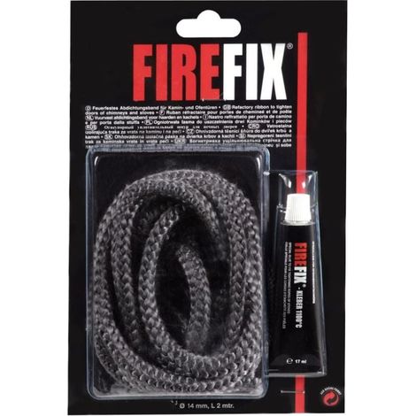 Firefix Keramikkordel Ø 14 mm 200 cm Kaminzubehör Ofendichtung
