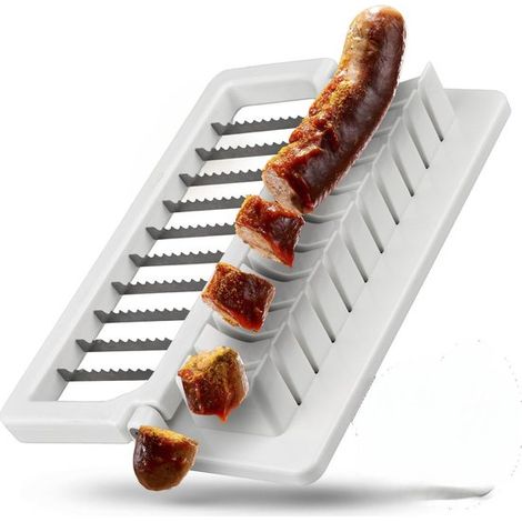 Wurstverschluss – 2-teilig, schnelles und gleichmäßiges Schneiden, scharfe Klingen (1/5)