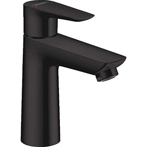 Hansgrohe Talis E Mitigeur de lavabo 110, sans tirette ni vidage, noir mat (71712670)