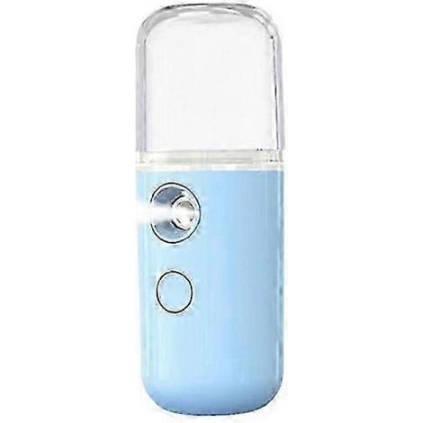 Fer à repasser de voyage mini sans fil GETIT (bleu), compatible avec un entretien rapide des vêtements et rechargeable par USB.