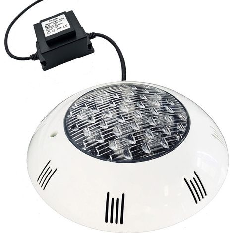 Faretto LED 12V 12w Con Trasformatore piscina Fontane Impermeabile Luce Calda (1/5)