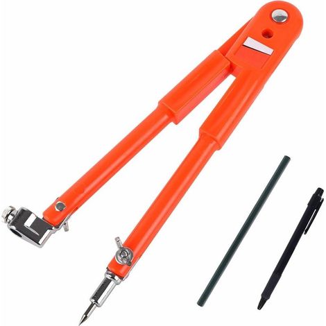 25 cm Boussole professionnelle pour le travail du bois,grande boussole,outils de charpentier pour dessin,dessin,travail du métal (1/5)