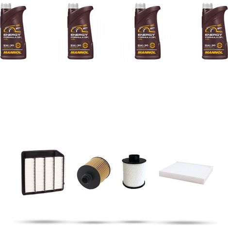 Kit tagliando 4 FILTRI e 4L OLIO compatibile con Suzuki Sx4 S-Cross 1.4T 103kw Dal 2016 (1/5)