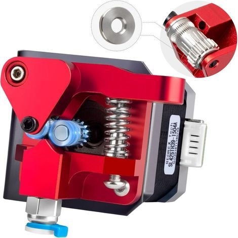 Estrusore a doppia marcia Ender 3 con kit di aggiornamento del motore passo-passo Nema 17 per Ender 3 V2, Ender 3 Pro, Ender 3 Neo Series, Ender 5 Series, CR6 SE, CR10... (1/4)