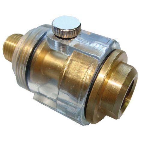 Racor accesorio lubricante para máquinas neumáticas
