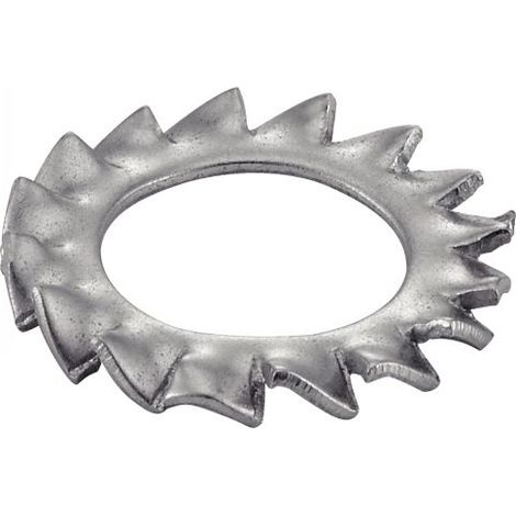 Rondella Acton external tooth az a4 din 6798 a m4 resistente alla corrosione conica