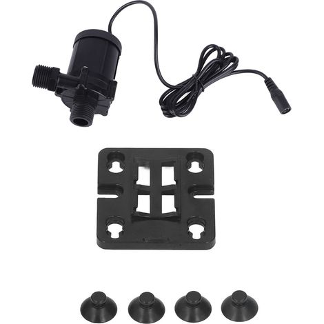 GARRYFIZH Pompe de surpression à moteur sans balais, faible bruit, 12 V CC, 30 W, débit de 800 l/h, hauteur de refoulement de 12 m, pour chauffage (1/5)