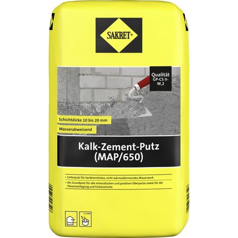 SAKRET Kalk-Zement-Putz (MAP/650) 10 kg Sack Putz