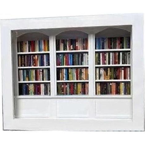 Ornements miniatures pour étagère, mini-livres, cadeaux anti-anxiété, décoration blanche pour salon ou bureau (1/5)