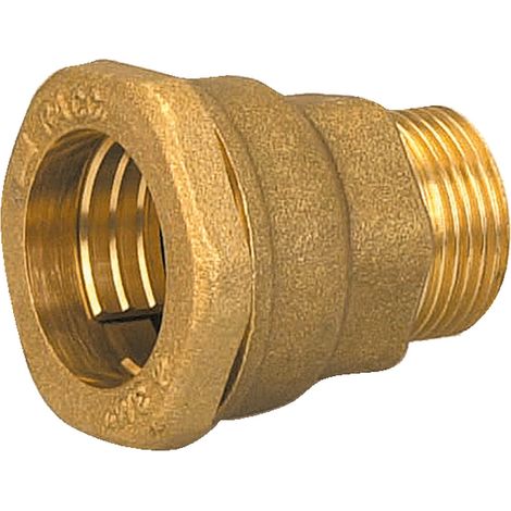 Raccord laiton compression ACS Mâle 1" PE Ø32