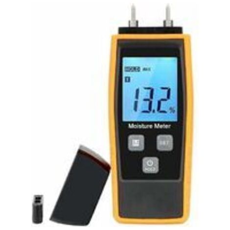 Testatore di umidità, testatore di umidità per pareti e legno, rilevatore di perdite, umidità, malta cementizia, rilevatore di contenuto d'acqua con display LCD - RWDetector di umidità (1/5)