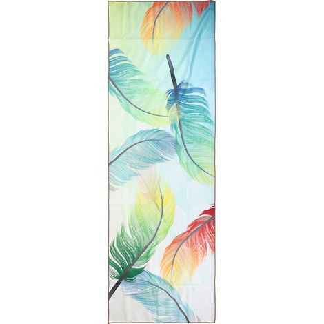 Tapis de Yoga à motif imprimé, antidérapant, séchage rapide, couverture de Fitness pliable et Portable (1/5)