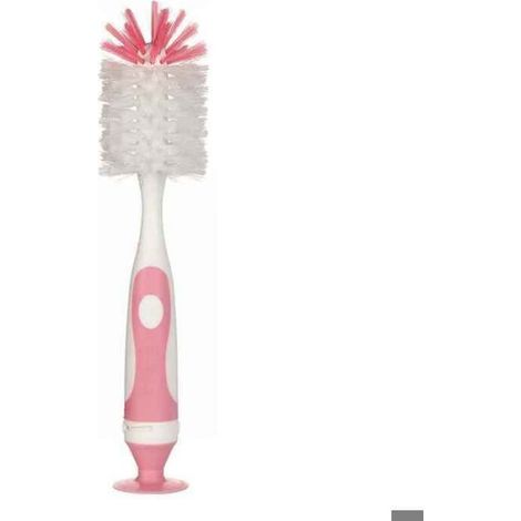 2 en 1 mère-enfant en Nylon biberon tasse brosse de nettoyage support d'aspiration Type alimentation propre ensemble - C117-Pink[B]