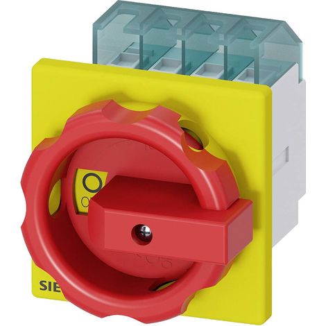 Interruttore-sezionatore Rosso, Giallo 3 poli 6 mm² 16 A 690 V/AC Siemens 3LD20030TK53 (1/3)