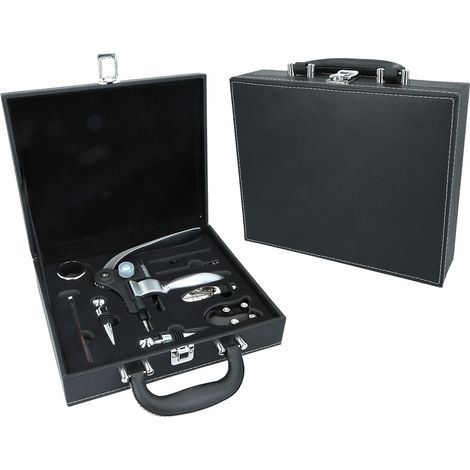 Set di accessori per il vino in valigetta (7 pezzi) (1/4)