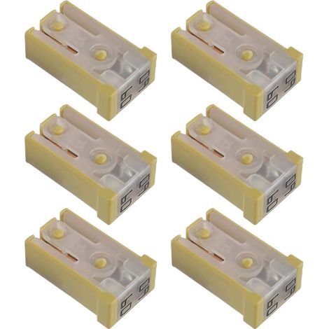 Assortiment de fusibles 60A 32V Mini Slot Automotive, cartouches moulées, kit de fusibles pour voiture (1/5)