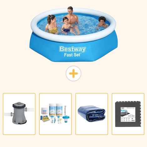 Bestway Bestway Fast Set Ronde - 244x61 cm - 5-pièces S233 (1/5)